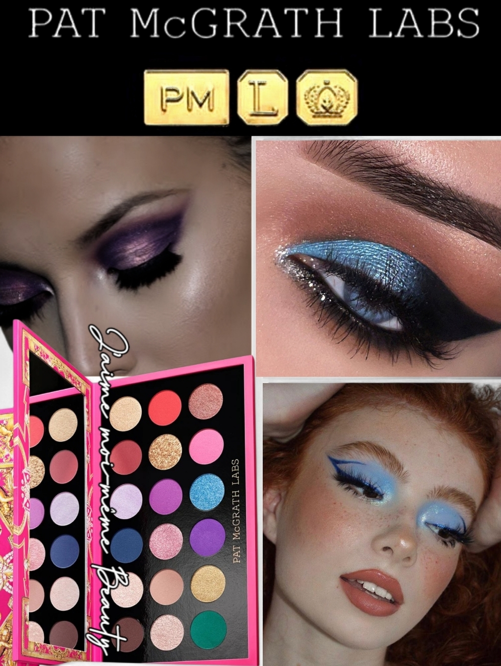 Pat Mcgrath Limited Edition Artistry Eyeshadow Pallette Metallic Shimmers